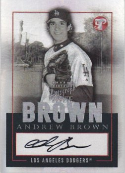 2003 Topps Pristine Personal Endorsements #AB Andrew Brown