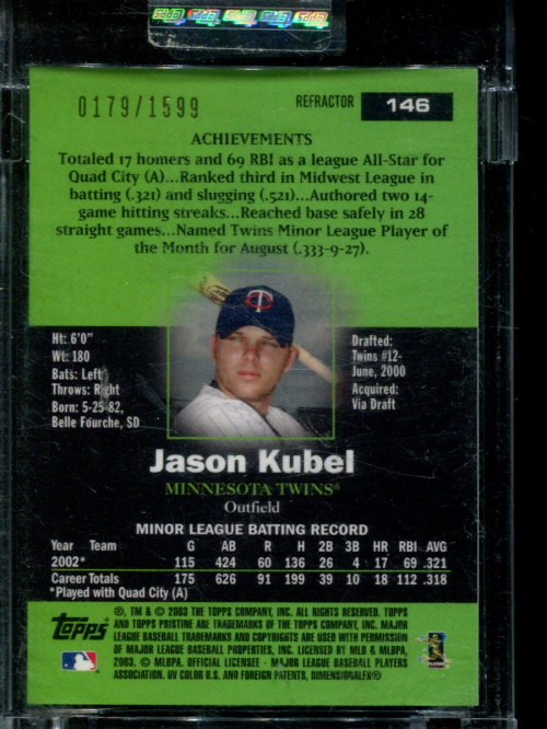 A6351- 2003 Topps Pristine BB Cards 1-190 +Inserts -You Pick- 15+ FREE US SHIP - Picture 253 of 253