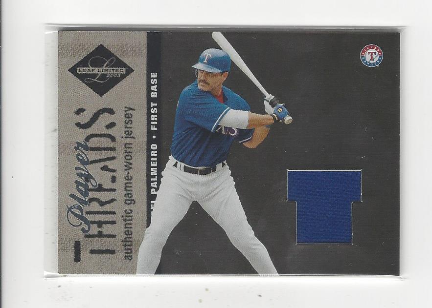 2003 Leaf Limited Player Threads #16 Rafael Palmeiro/50