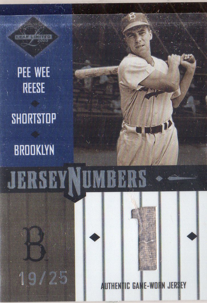 2003 Leaf Limited Jersey Numbers #83 Orlando Cepeda/Willie McCovey/25 -  NM-MT