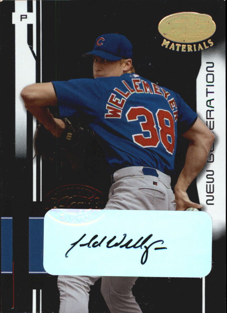 2003 Leaf Certified Materials #249 Todd Wellemeyer NG AU RC