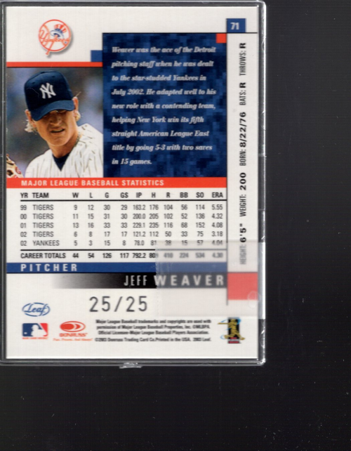 A1665- 2003 Leaf Baseball Cards 201-329 +Inserts -You Pick- 15+ FREE US SHIP - Picture 243 of 243