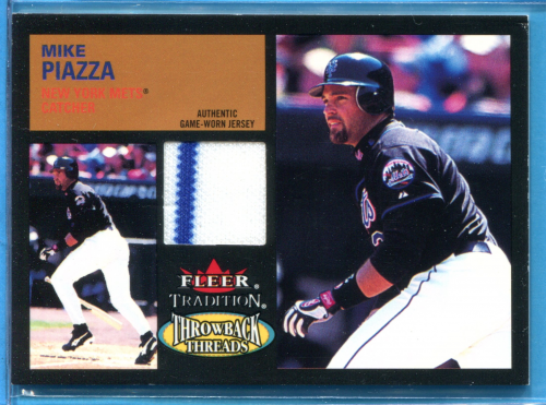2003 Fleer Tradition Update Throwback Threads #MP Mike Piazza