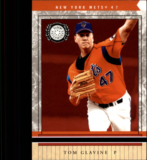 2003 Fleer Patchworks Star Ruby #46 Tom Glavine