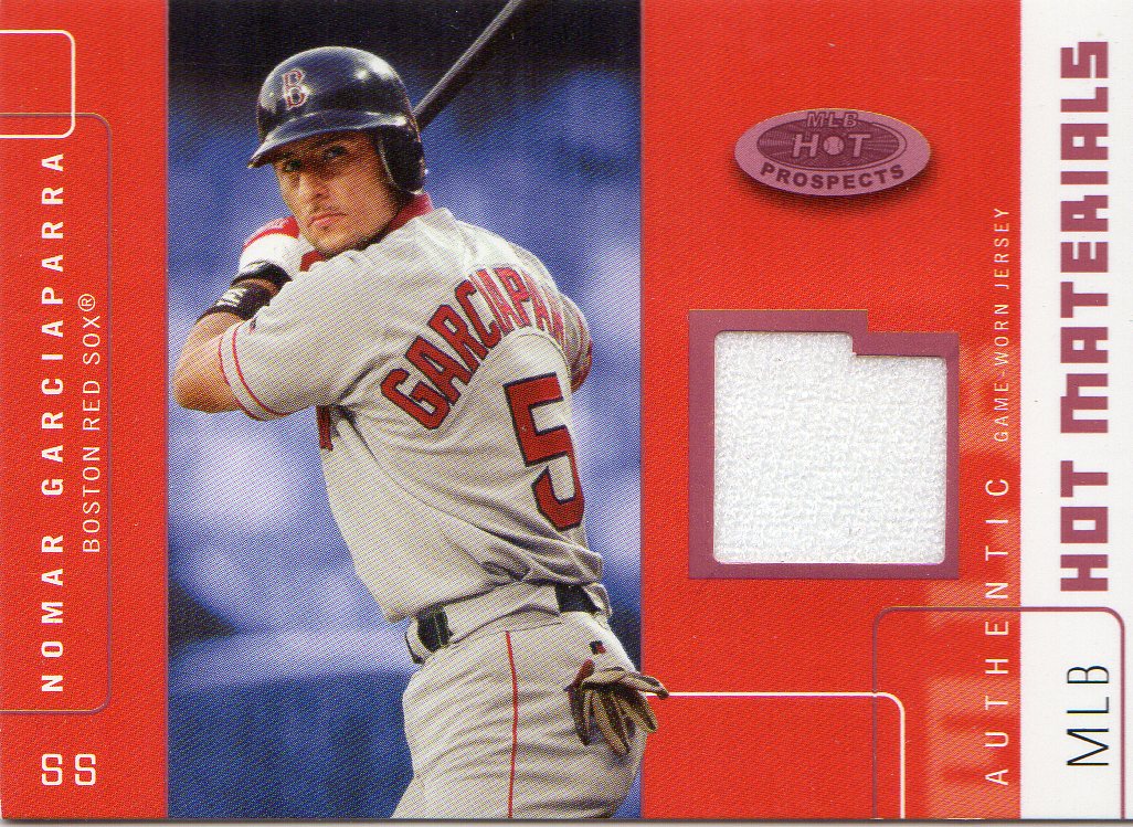 2003 Hot Prospects MLB Red Hot Materials #NG Nomar Garciaparra Jsy