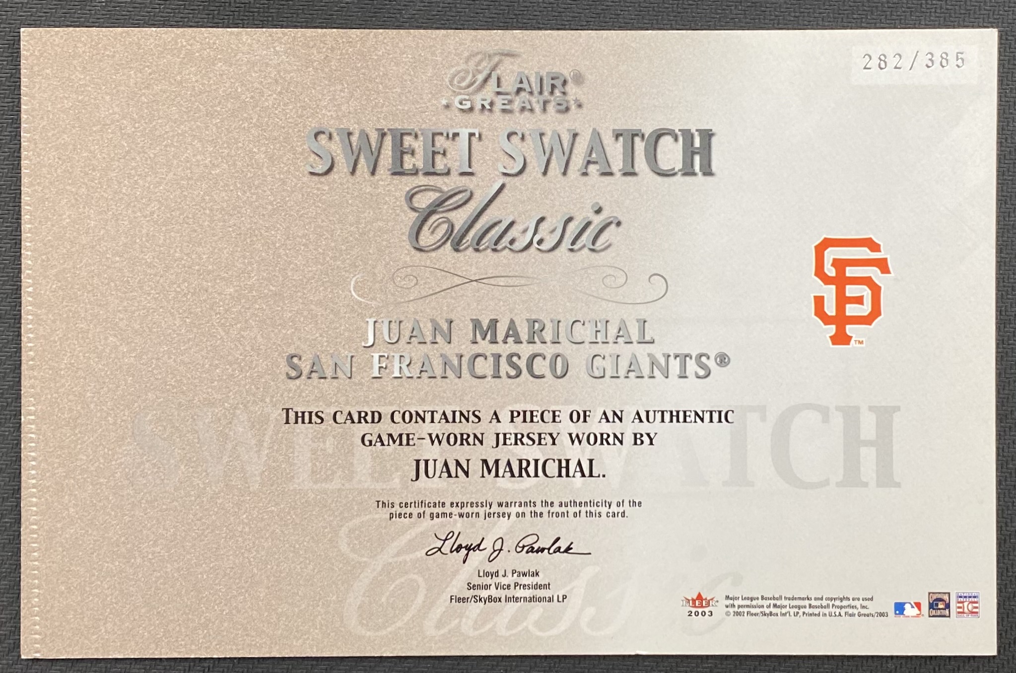 2003 FLAIR GREATS SWEET SWATCH CLASSIC JERSEY BASEBALL ASSORTED SINGLES U-PICK - Picture 17 of 32