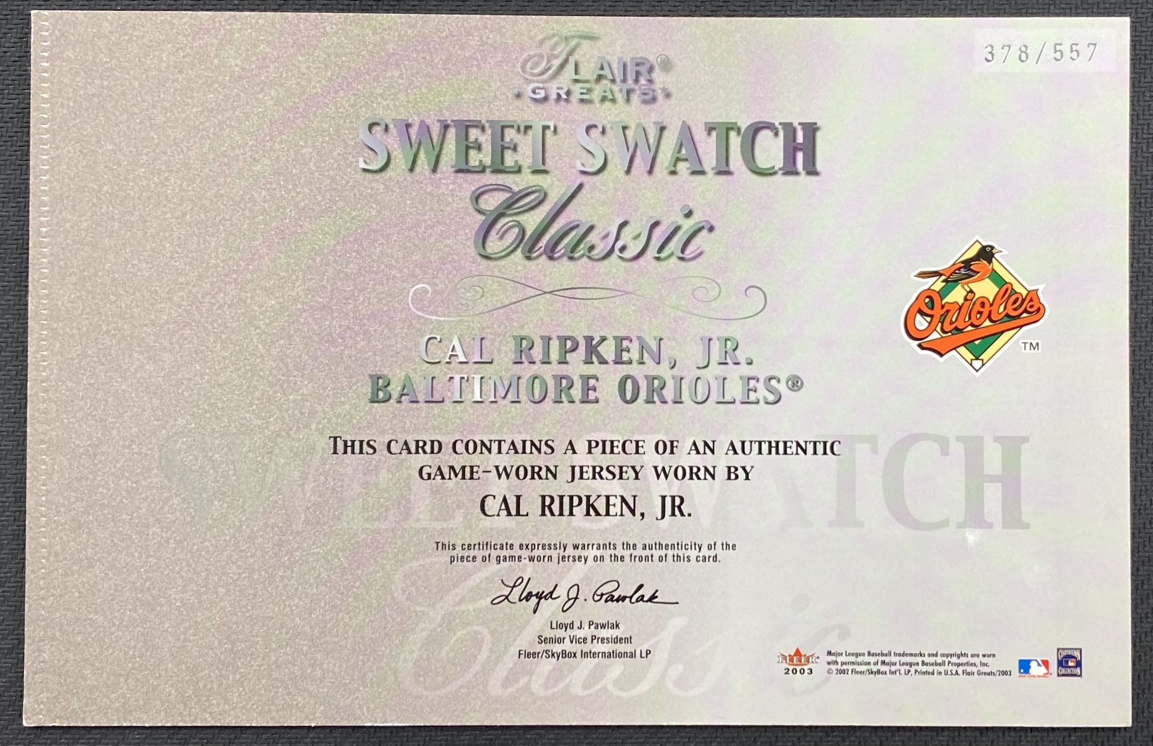 2003 FLAIR GREATS SWEET SWATCH CLASSIC JERSEY BASEBALL ASSORTED SINGLES U-PICK - Picture 26 of 32