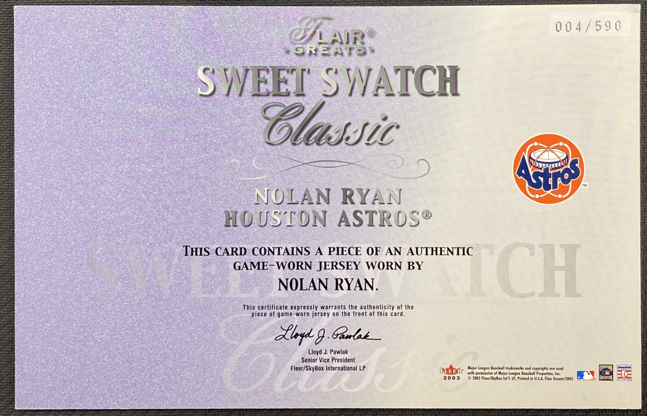 2003 FLAIR GREATS SWEET SWATCH CLASSIC JERSEY BASEBALL ASSORTED SINGLES U-PICK - Picture 28 of 32