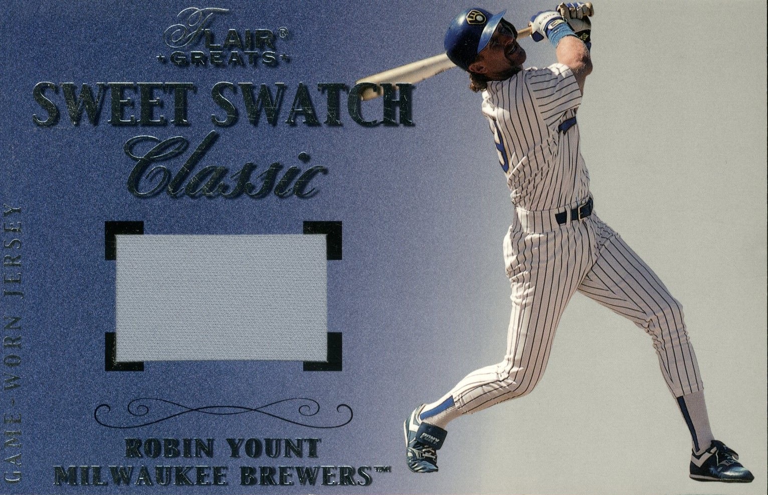 2003 Flair Greats Sweet Swatch Classic Jersey #17 Robin Yount Jsy/340
