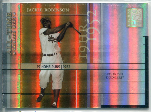 2003 Donruss Elite All-Time Career Best Parallel #3 Jackie Robinson/19