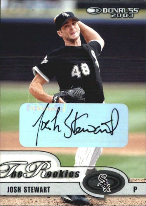 2003 Donruss Rookies Autographs #10 Josh Stewart/300