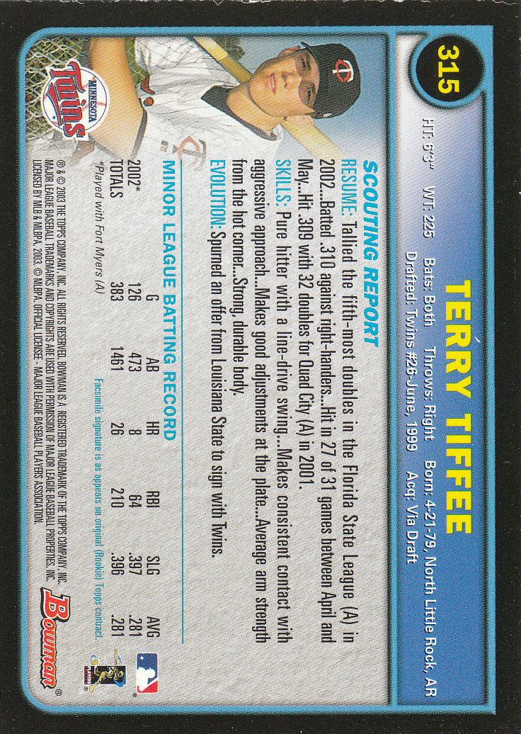 2003 Bowman Baseball "Gold" Parallel Cards - Picture 331 of 337