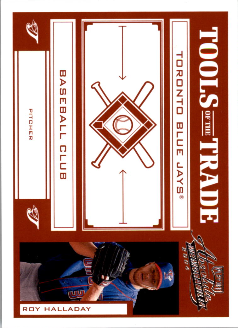 2004 Absolute Memorabilia Tools of the Trade Red #TT129 Roy Halladay