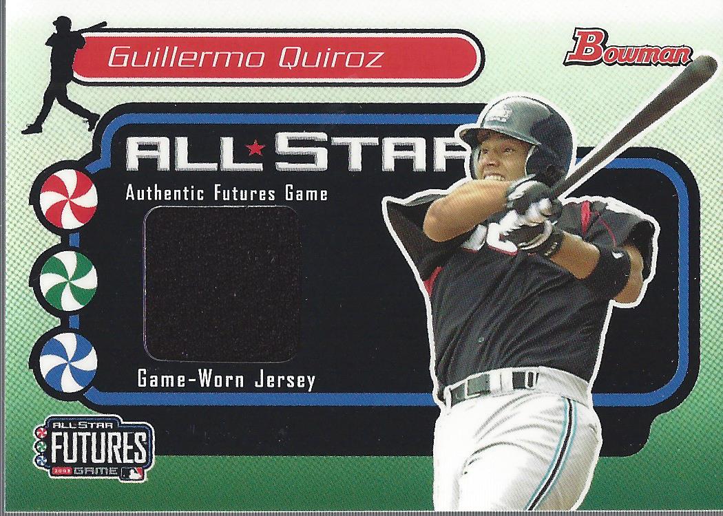 2004 Bowman Futures Game Gear Jersey Relics #GQ Guillermo Quiroz A