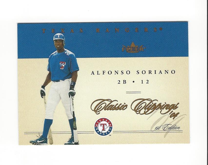 2004 Classic Clippings First Edition #66 Alfonso Soriano
