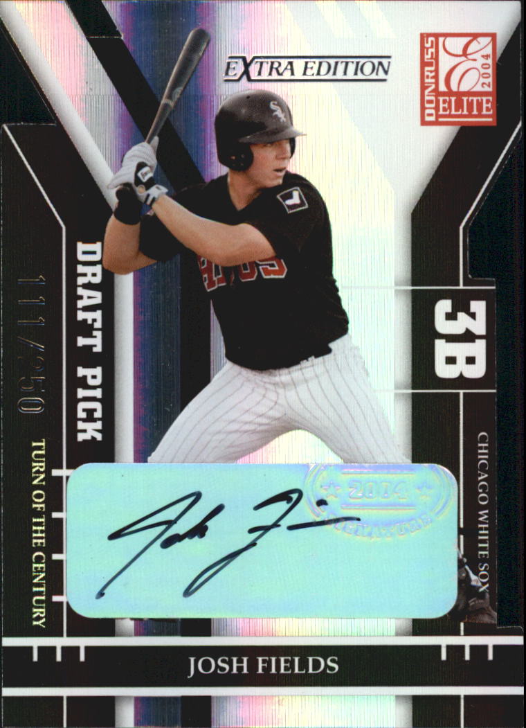 2004 Donruss Elite Extra Edition Signature Turn of the Century #298 Josh Fields DP/250