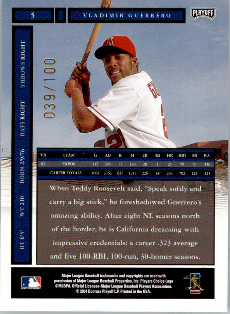 2004 Playoff Honors Baseball "Credits" Parallel Cards - Imagen 3 de 17