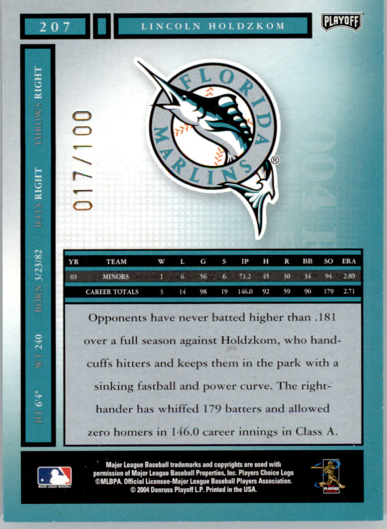 2004 Playoff Honors Baseball "Credits" Parallel Cards - Imagen 7 de 17