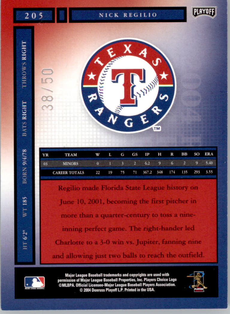 2004 Playoff Honors Baseball "Credits" Parallel Cards - Imagen 15 de 17