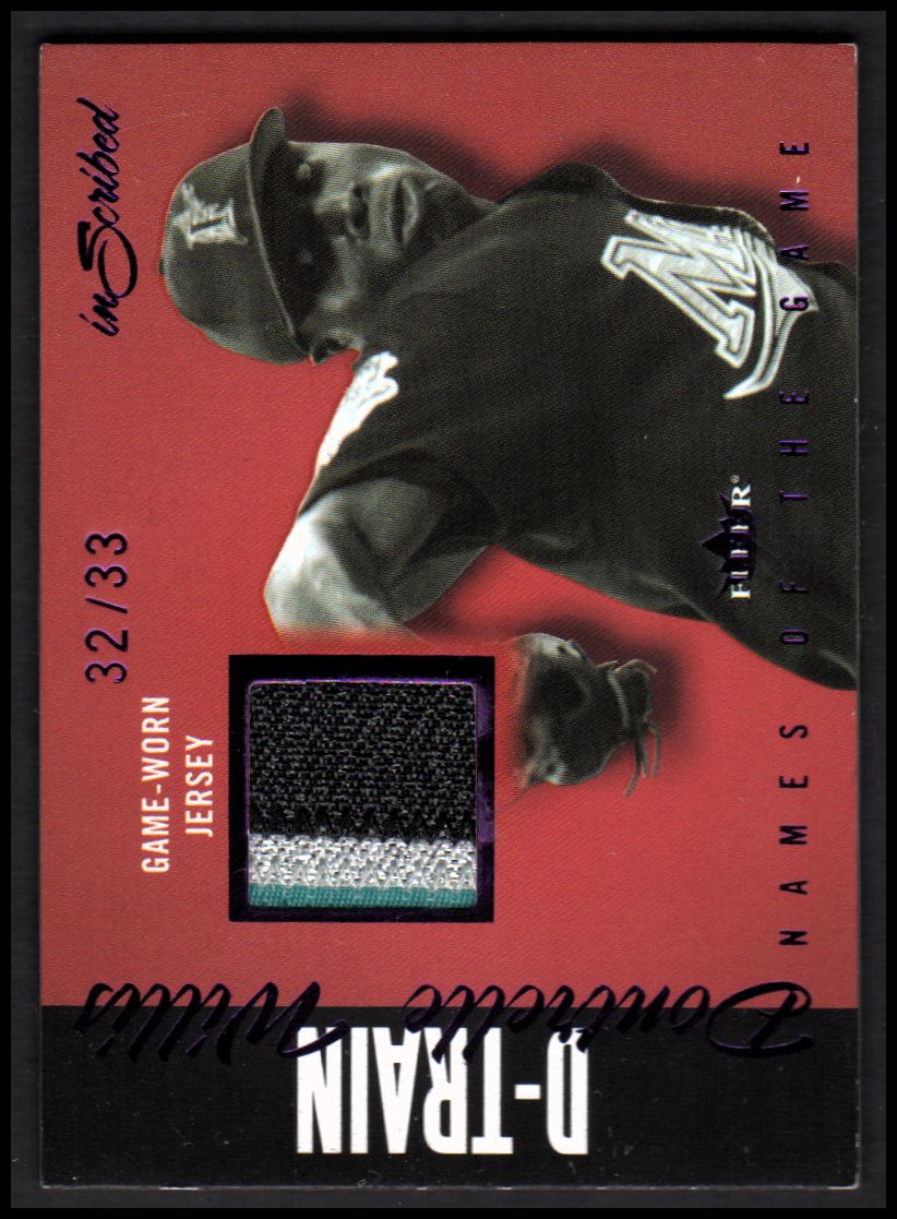 2004 Fleer InScribed Names of the Game Material Purple #DW Dontrelle Willis Patch