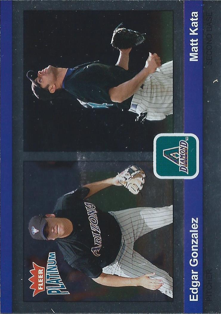 2004 Fleer Platinum Finish #190 E.Gonzalez/M.Kata