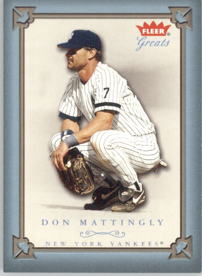 2004 Greats of the Game Blue #22 Don Mattingly