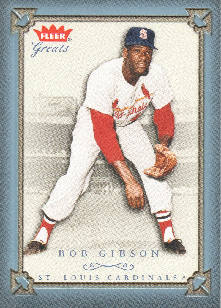 2004 Greats of the Game Blue #50 Bob Gibson