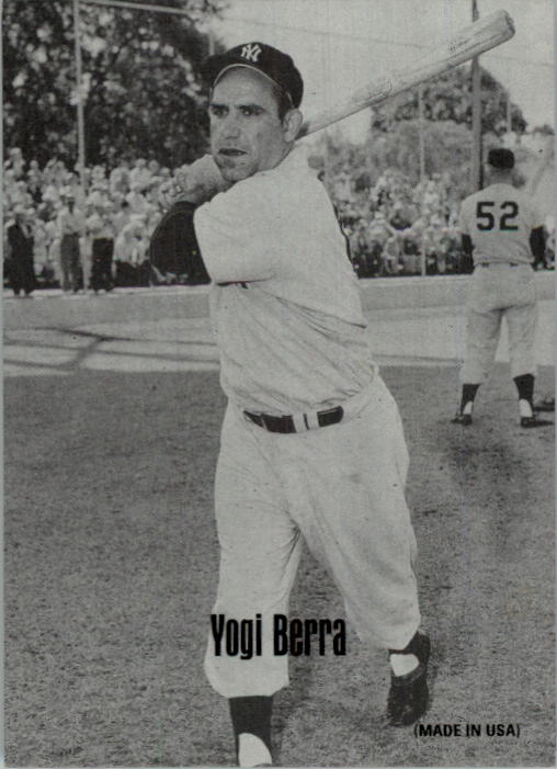 2004 Leaf Exhibits 1947-66 Made in USA Print #50 Yogi Berra
