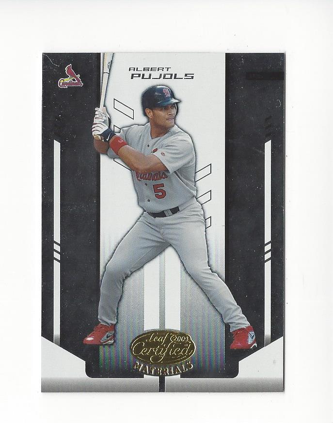 2004 Leaf Certified Materials #7 Albert Pujols