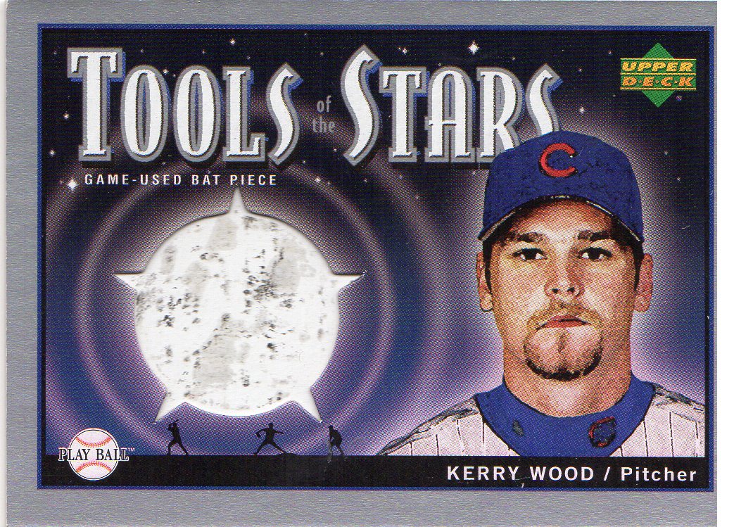 2004 Upper Deck Play Ball Tools of the Stars Bat #KW Kerry Wood