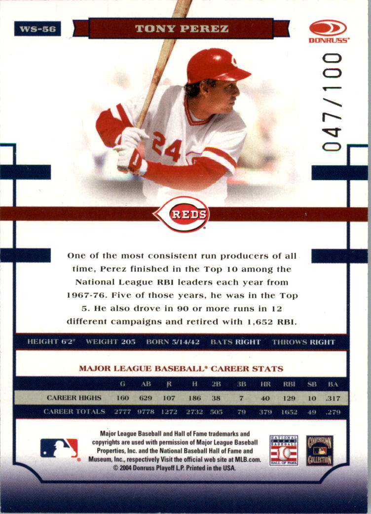 Donruss World Series HoloFoil 2004 #d/100 tú eliges - Imagen 25 de 69