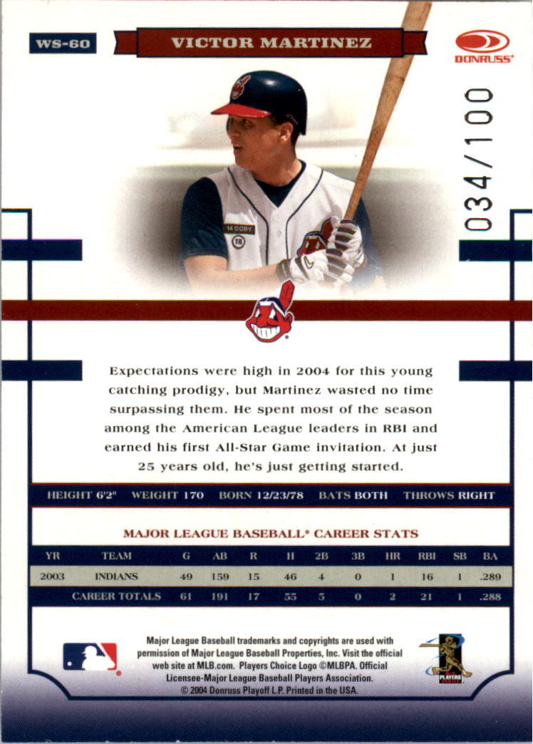 Donruss World Series HoloFoil 2004 #d/100 tú eliges - Imagen 29 de 69