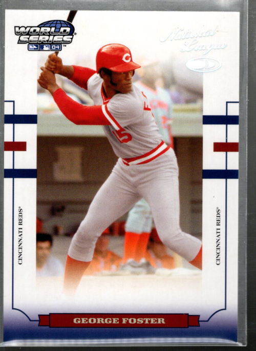 A4927- 2004 Donruss World Series HoloFoil 50 #53 George Foster /50