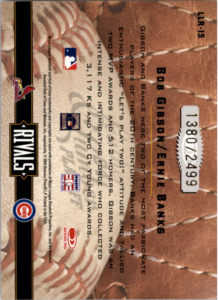 2004 Leather and Lumber Rivals #15 B.Gibson/E.Banks back image