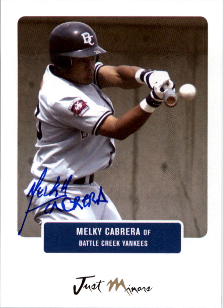 2004 Just Prospects Autographs #15 Melky Cabrera/725 *