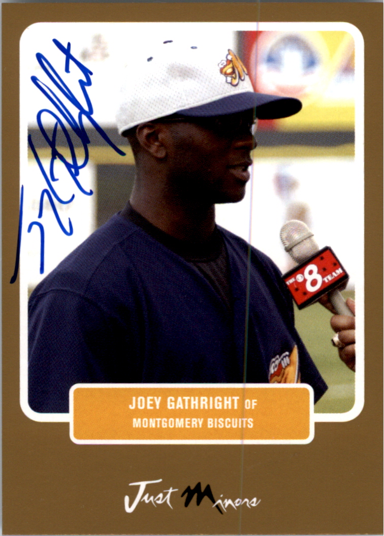2004 Just Prospects Autographs Gold #31 Joey Gathright