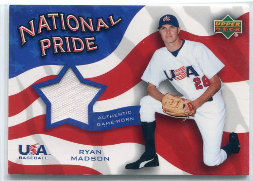 2004 Upper Deck National Pride Memorabilia 2 #RMP Ryan Madson Pants