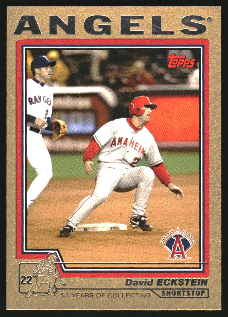 David Eckstein UER Card 2004 Topps Black #210