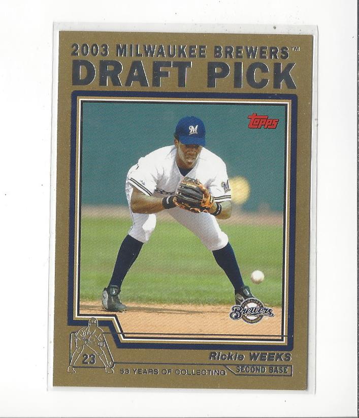 2004 Topps Gold #687 Rickie Weeks DP