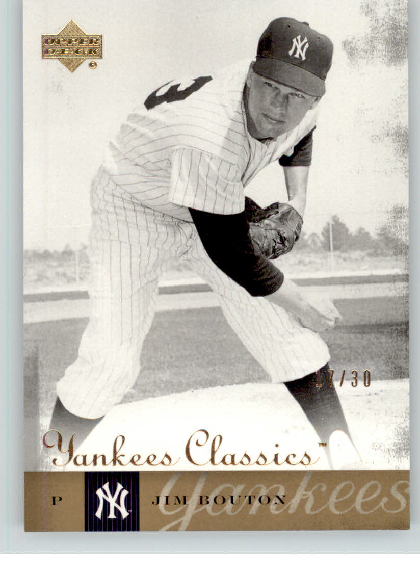 2004 UD Yankees Classics Gold #32 Jim Bouton