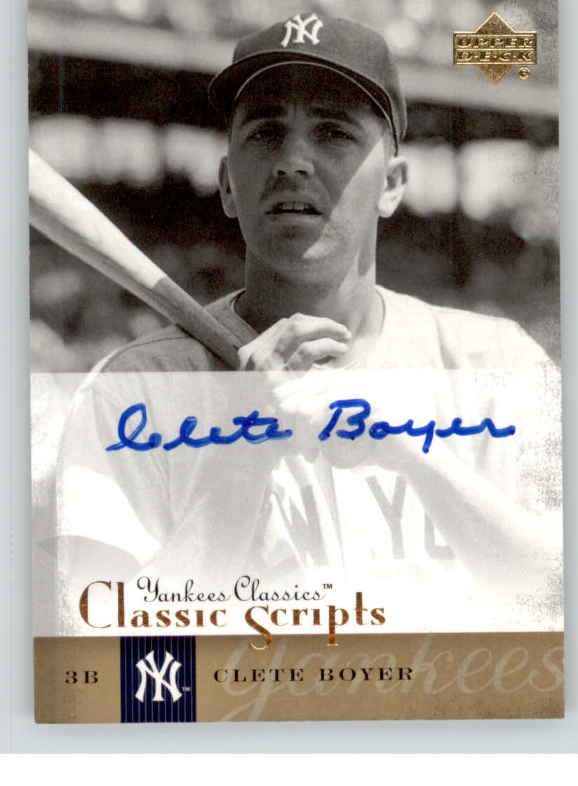 2004 UD YANKEES CLASSICS SCRIPTS BASEBALL ASSORTED SINGLES U-PICK - Picture 14 of 105