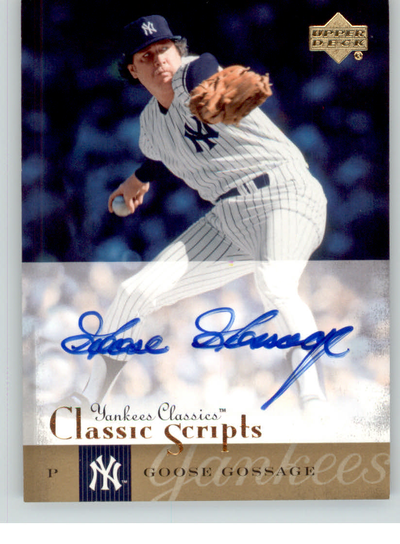 2004 UD YANKEES CLASSICS SCRIPTS BASEBALL ASSORTED SINGLES U-PICK - Picture 38 of 105