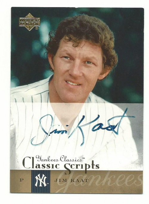 2004 UD Yankees Classics Scripts #33 Jim Kaat