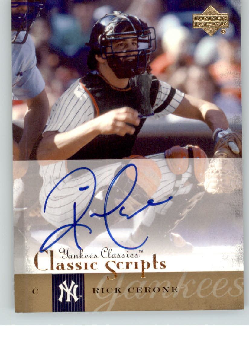 2004 UD YANKEES CLASSICS SCRIPTS BASEBALL ASSORTED SINGLES U-PICK - Picture 82 of 105