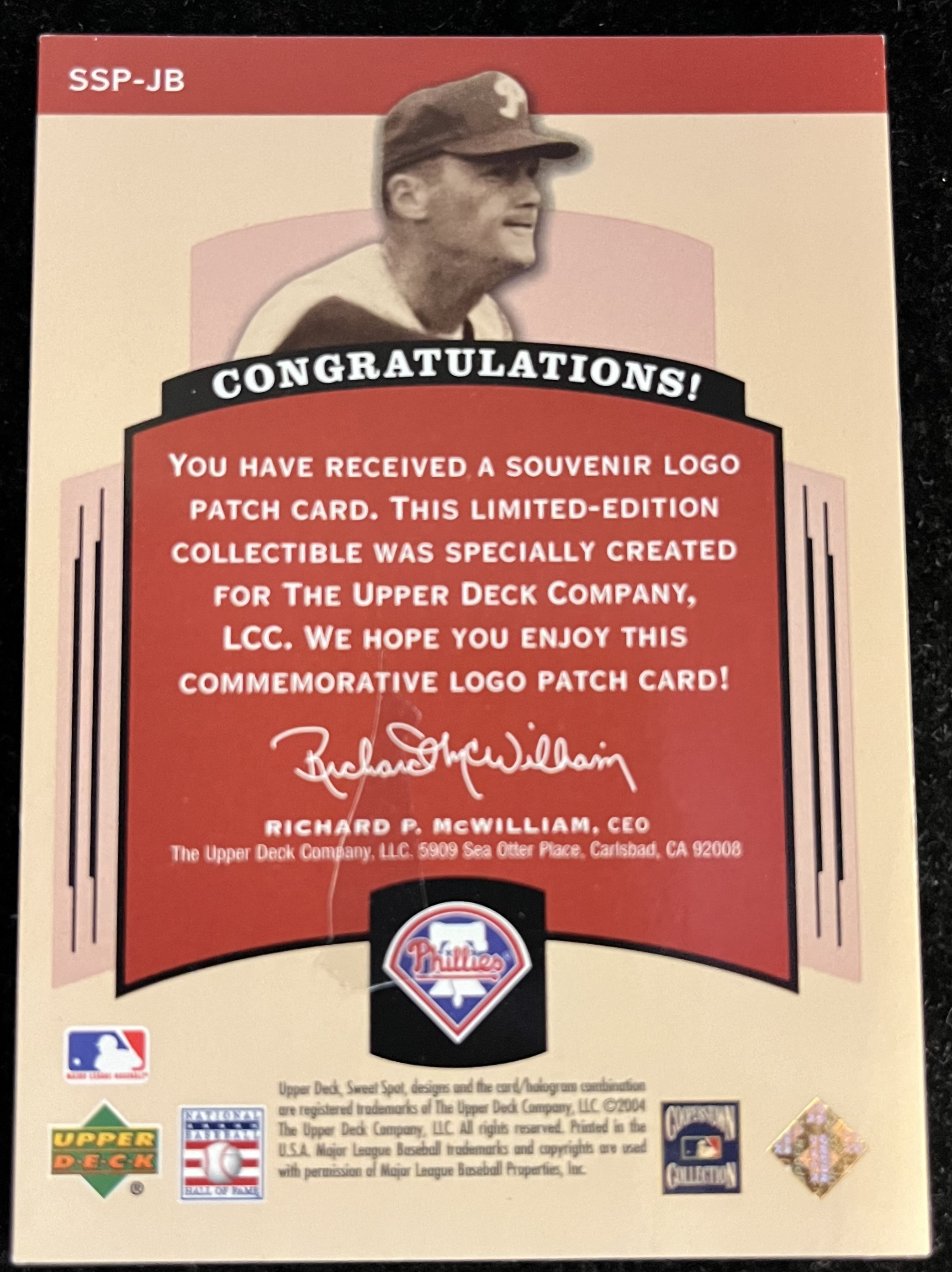 2004 SWEET SPOT CLASSIC PATCH 230 BASEBALL ASSORTED SINGLES