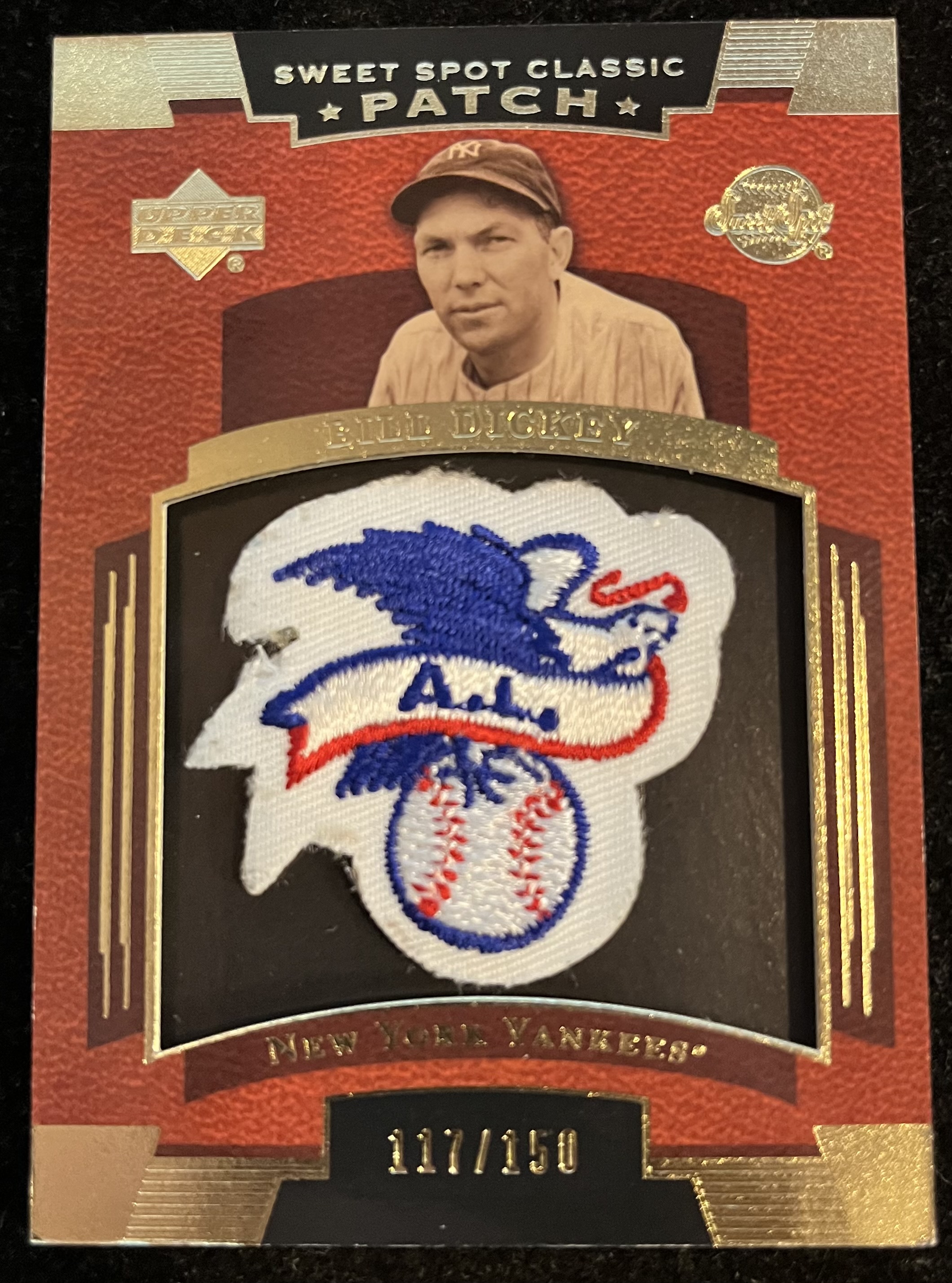 2004 Sweet Spot Classic Patch 150 #SSPBD Bill Dickey AL - NM-MT