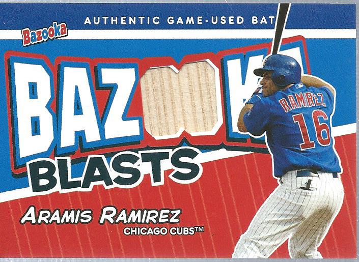 2004 Bazooka Blasts Bat Relics #ANR Aramis Ramirez B