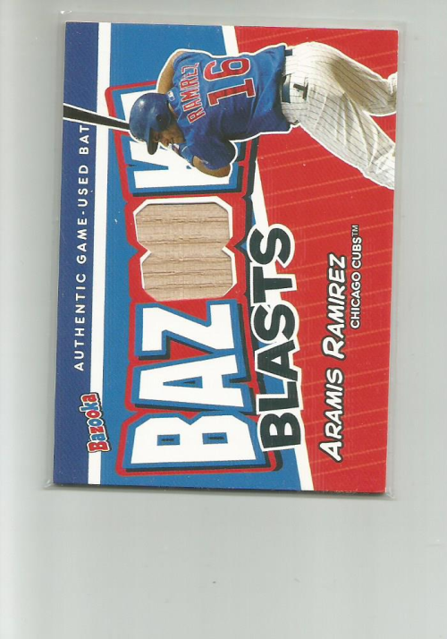 2004 Bazooka Blasts Bat Relics #ANR Aramis Ramirez B