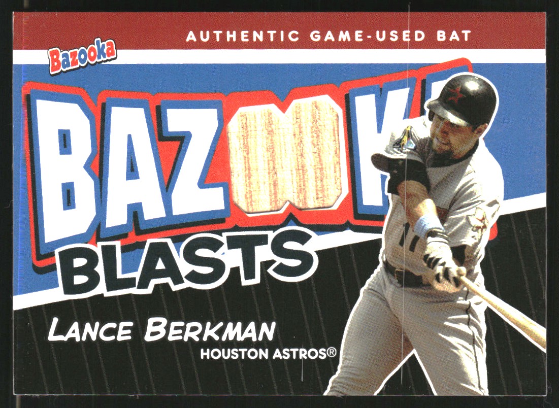 2004 Bazooka Blasts Bat Relics #LB Lance Berkman B