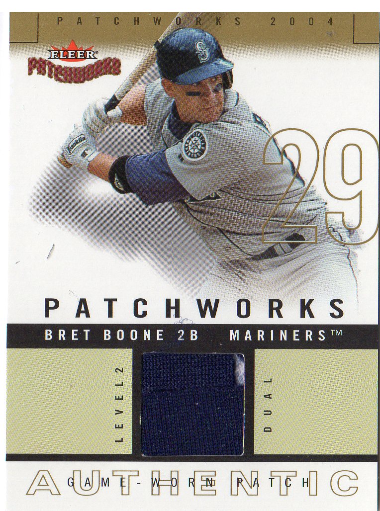 2004 Fleer Patchworks Game Used Level 2 #BB Bret Boone